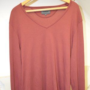 OSKA (Lagenlook brand) Maroon Fitted Tee,  Sz V